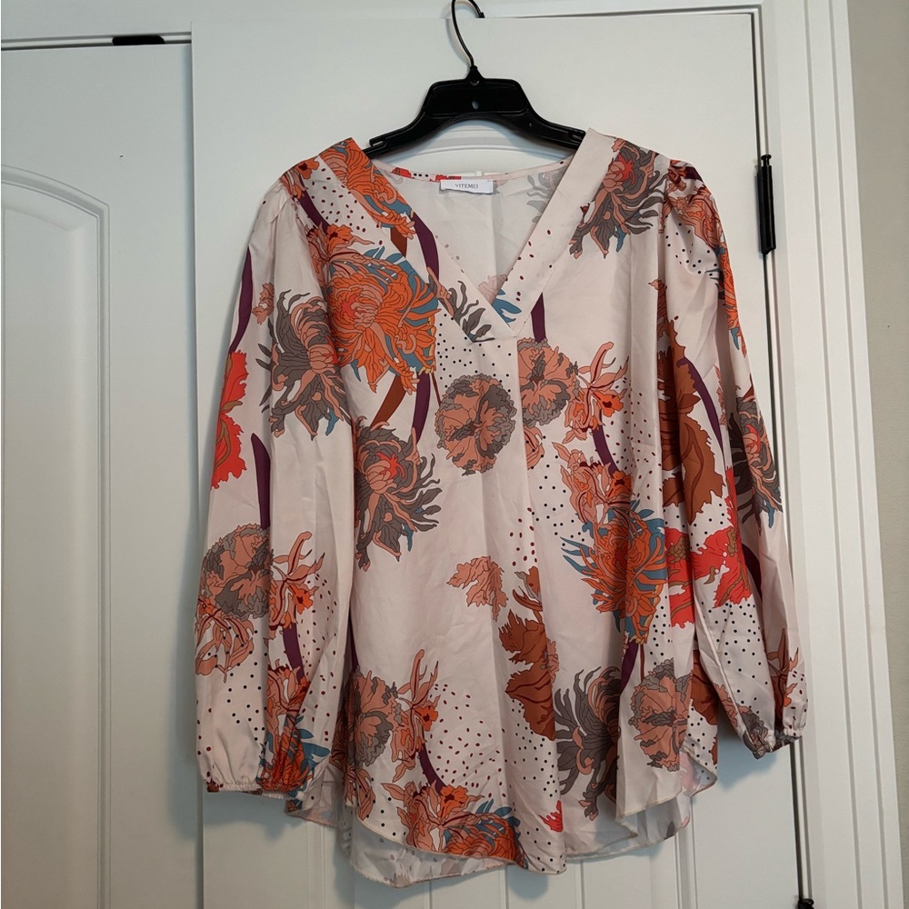 V-Neck Blouse